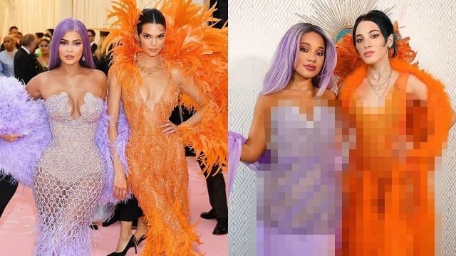 'Recreating Kendall and Kylie\'s Met Gala Looks DIY Challenge'