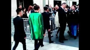 'G-DRAGON leaving the YSL fashion show in Paris'