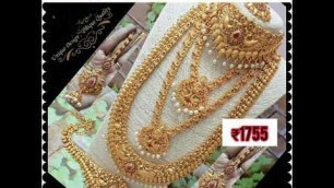 'Sangeetha fashions| wedding jewel |All india free shipping|whatsapp order'