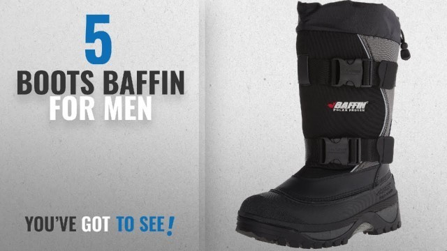 'Top 10 Boots Baffin [ Winter 2018 ]: Baffin Men\'s Wolf Snow Boot,Black/Pewter,11 M US'