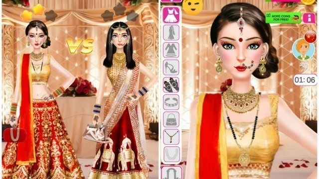 'Indian wedding stylist || girl fashion show game Level110 #girlgames #msqweddingdesign'