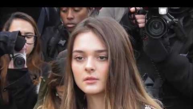 'Charlotte Lawrence @ Paris 4 march 2018 Fashion Week show Valentino / mars #PFW'