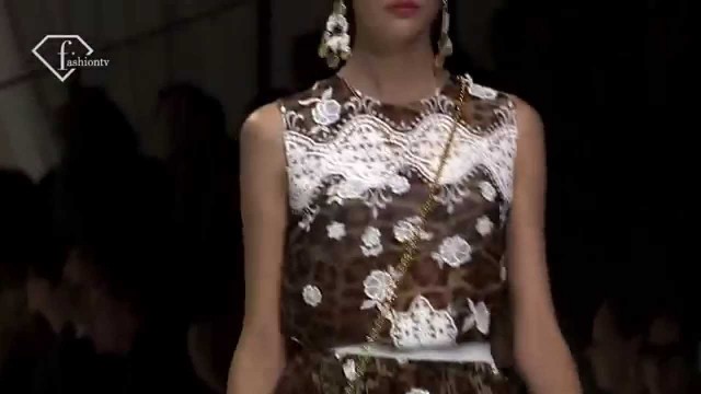 'fashiontv | FTV.com - MILAN W S/S 11 - DOLCE & GABBANA FULL SHOW'