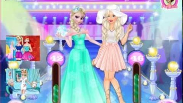 'Disney Frozen Princess Elsa vs Barbie Fashion'