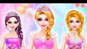 'princess fashion salon game video | Indian Bride Stylist Dress Up Beauty Makeup #makeupgame #shorts'