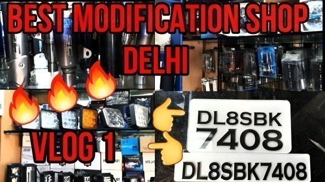 'CHEAP AND BEST BIKE MODIFICATION AT KAROL BAGH DELHI|FASHION NXT| MODIFIEDZONE VLOGS| 