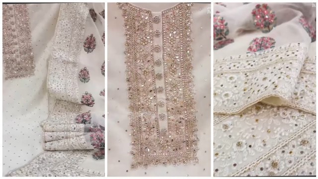 'Top 20 Pakistani Chikankari Suits || Fashion Femina Ludhiana'