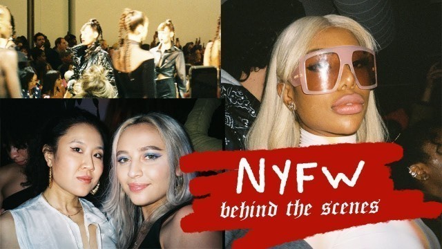 'behind the scenes of a NYFW show'