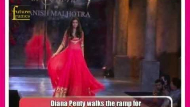 'Diana Penty walks the ramp for Mijwan Fashion Show 2012'