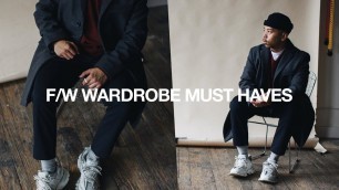 'MUST HAVE Fall / Winter Wardrobe Staples | Men\'s Fashion Lookbook'