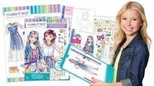 'Digital Dream Fashion Design Sketchbook and Tracing Light Table by Make It Real'