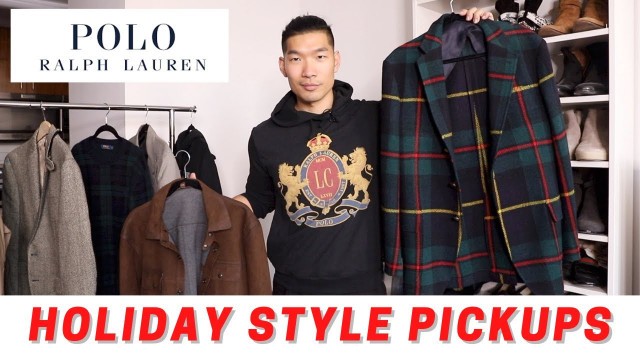 'Holiday Style with POLO RALPH LAUREN | Men’s Winter Fashion Shop Haul'