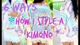 'How I Style a Kimono | Style'