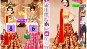 'Indian wedding stylist || girl fashion show game Level 99 #girlgames #msqweddingdesign'