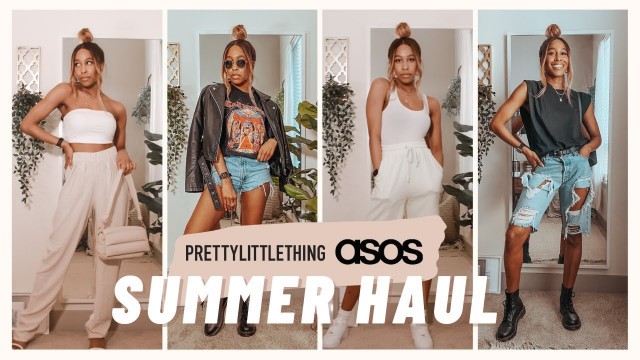 '#haul #PRETTYLITTLETHING #ASOS TRENDY SUMMER HAUL 2020 | (Affordable Edgy, Street Style Try-On Haul)'