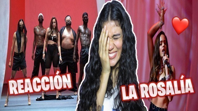 'ROSALIA canta RELACION y TKN en vivo | SAVAGE X FENTY fashion show *REACCIÓN'