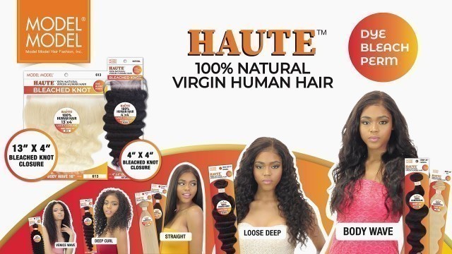 'Model Model 100% Natural Virgin Human Hair Bundle - Haute'