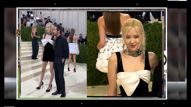 'Rosé BLACKPINK\'s makes her debut at the \'Met Gala\' in \'YSL\''