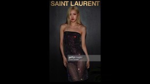 'Blackpink Rose’ at Saint Laurent fashion show 2022 #blackpink #rose #ysl #fashionshow'