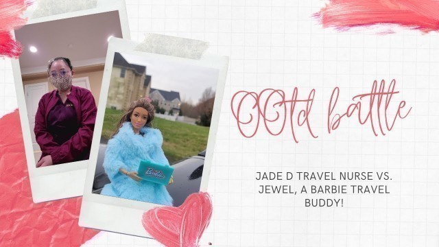 '#Barbie, Jewel OOTD vs #TravelNurse | #OOTDbattle | #youtubeshorts'