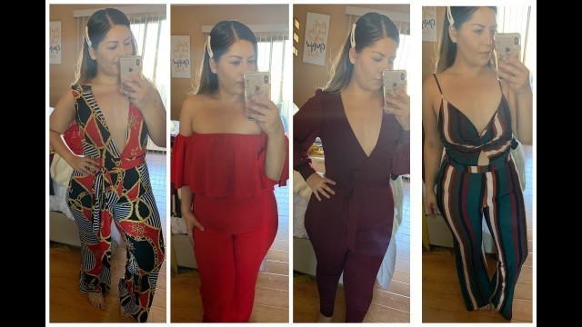 'Fashion Nova Haul Part 3// JUMPSUITS!!'