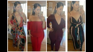 'Fashion Nova Haul Part 3// JUMPSUITS!!'