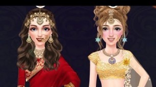 'Fun girl games. Barbie fashion show. Traditional Indian dress up game'