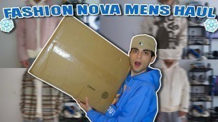 'Huge Winter Streetwear Haul From Fashion Nova Mens + Try-On ❄️'