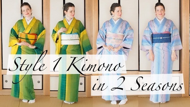 'How to Style ONE Kimono for TWO Seasons'