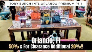 'TORY BURCH OUTLET MORE INVENTORY! Orlando International Premium Outlet Part1 #toryburchoutlet'