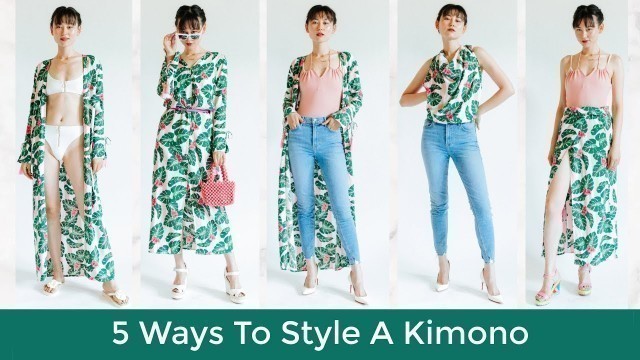 '5 Ways To Style A Kimono | JingLengStyle'