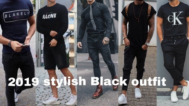 'Latest stylish all Black Casual Outfit for Men\'s 2019 | Men Coolest 