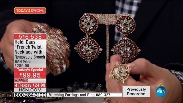 'HSN | Heidi Daus Fashion Jewelry Gifts 11.01.2016 - 05 AM'