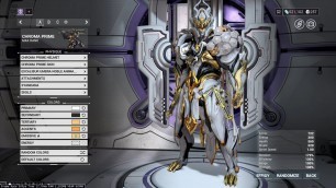 'Chroma Prime Fashion Frame (Warframe)'