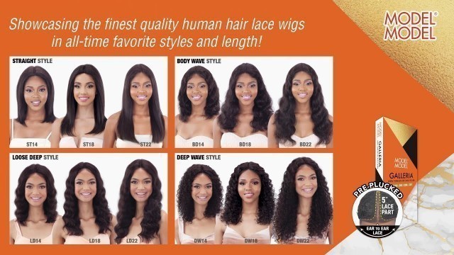 'Model Model 100% Virgin Human Hair Wig - Galleria'