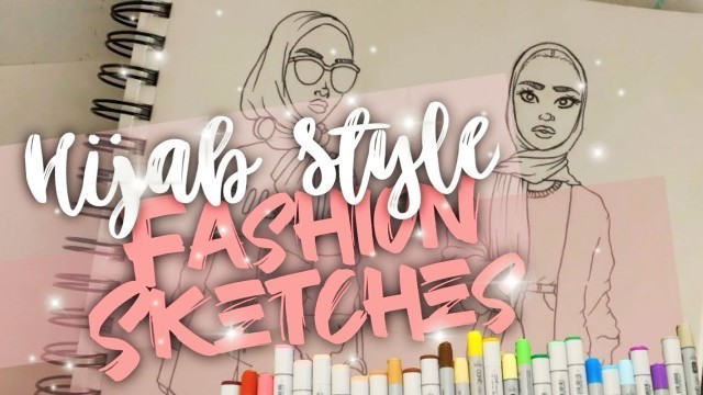 'HIJAB STYLE FASHION SKETCH!'