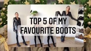 'VLOGMAS #2 MY TOP 5 FAVOURITE BOOTS Louboutin Casadei or Fernando Berlin'