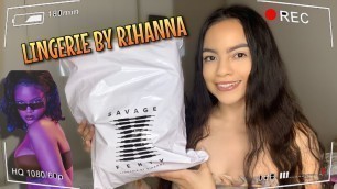 'SAVAGE X FENTY HAUL REVIEW | LINGERIE BY RIHANNA'