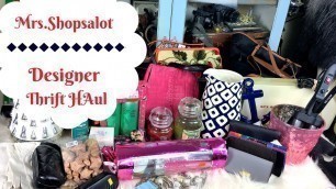 'Huge Designer Thrift Haul Chanel, Kate spade, Tory Burch, Henri Bendel'