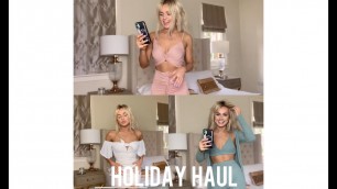 'Fashion Nova Holidays Try On Haul | Honest Review | Rosie Mac'