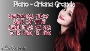 'Ariana Grande - Piano Lyrics Video HD Lyrics On Screen'