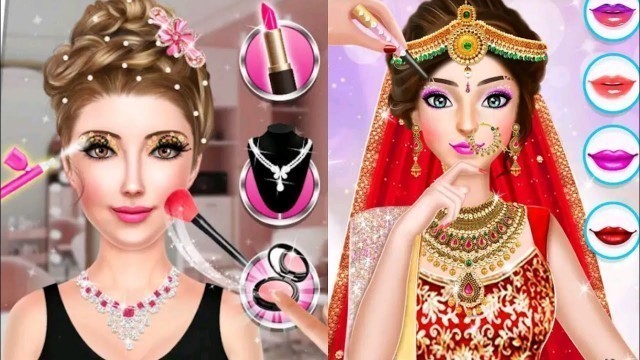 'Princess Makeup Salon Game||Fashion Show||Makeup Game||@kidsgame junction||Indian Wedding Makeup'