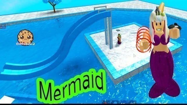 'Baby Mermaid Pool + I\'m A Pirate - Cookieswirlc Let\'s Play Roblox Online Game Play'