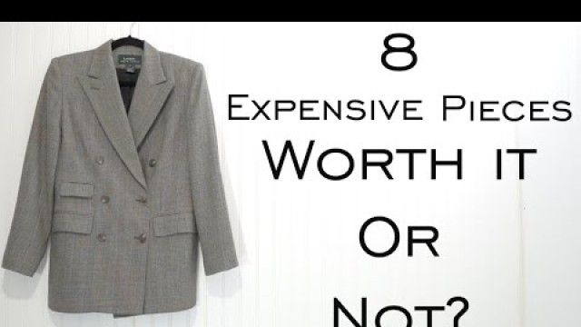 '8 EXPENSIVE FASHION PIECES - Worth it or Not? // Edgy Minimalist // Basic Wardrobe // Emily Wheatley'