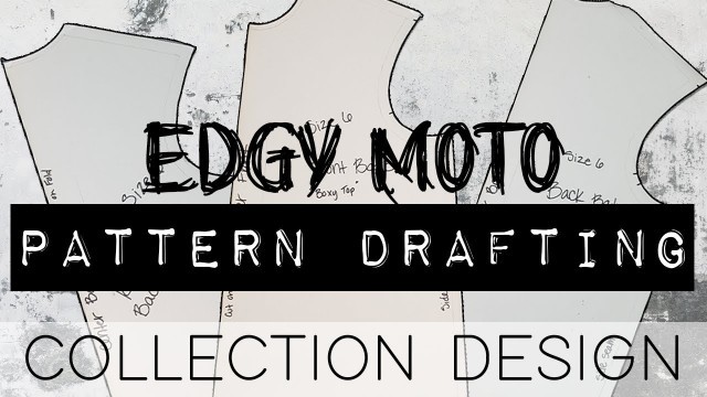 'Fashion Design Collection: Edgy Moto | Pattern Drafting // Demi Bo Bemi'