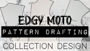 'Fashion Design Collection: Edgy Moto | Pattern Drafting // Demi Bo Bemi'