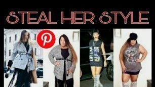 'PLUS SIZE PINTEREST OUTFITS(EDGY) PLUS SIZE STEAL HER STYLE RIHANNA and etc.. 