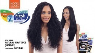 'MODEL MODEL Fresh W&W Natural Wavy 7pcs'