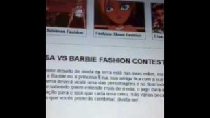 'Jogando Elsa vs  barbie  fashion contest'