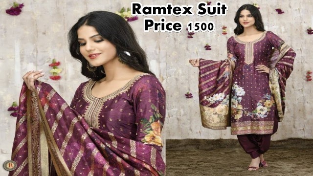 'Ramtex Suits Online Shopping || Ramtex Suits Collection || Naveen Stores Ahmedgarh Punjab'